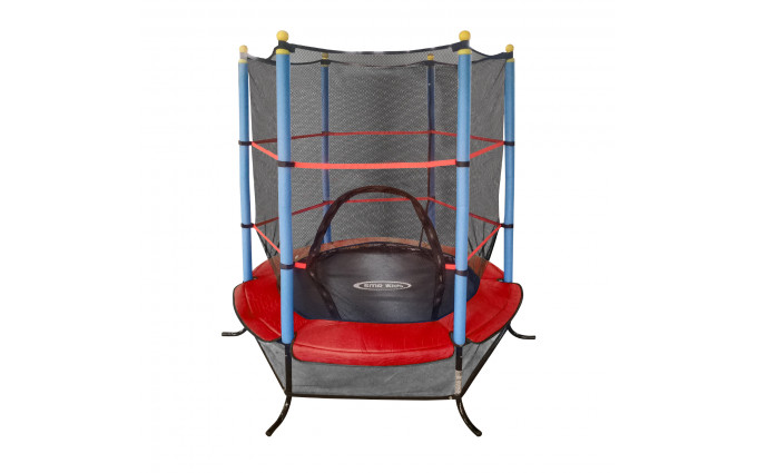 Батут детский DFC SMRKIDS 55" с сеткой, RED Батут детский DFC SMRKIDS 55" с сеткой, RED